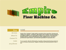 Tablet Screenshot of empirefloormachines.com